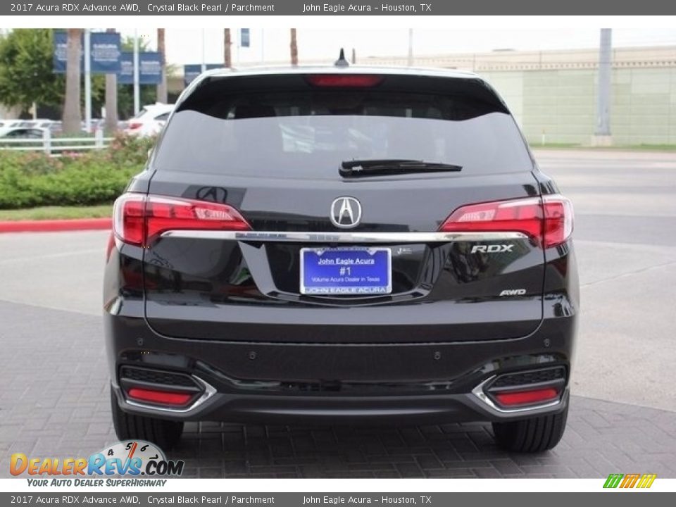 2017 Acura RDX Advance AWD Crystal Black Pearl / Parchment Photo #6