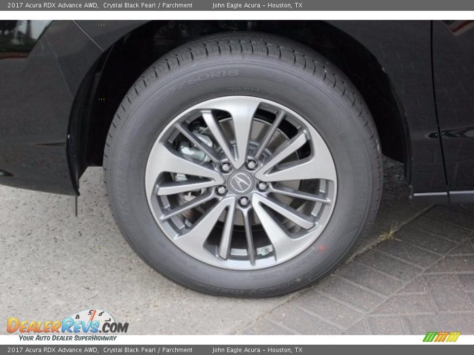 2017 Acura RDX Advance AWD Crystal Black Pearl / Parchment Photo #13