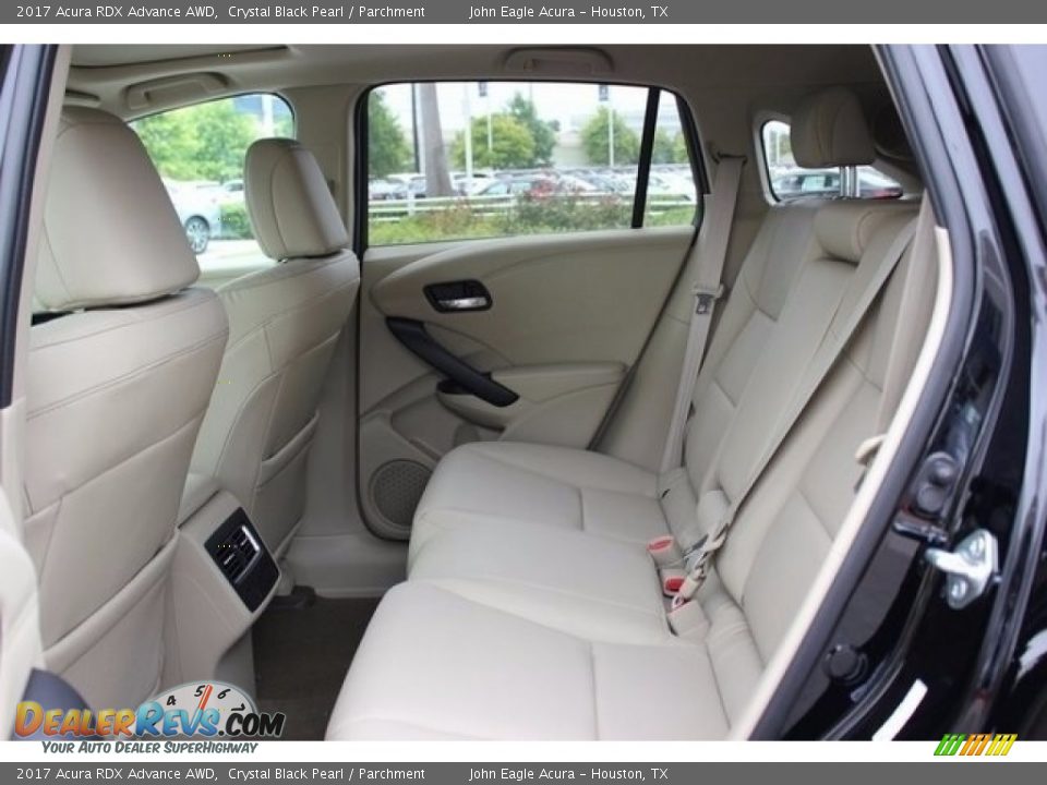 Rear Seat of 2017 Acura RDX Advance AWD Photo #17