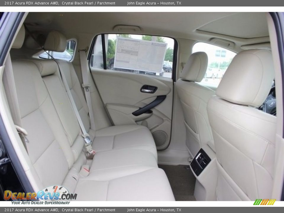 2017 Acura RDX Advance AWD Crystal Black Pearl / Parchment Photo #21