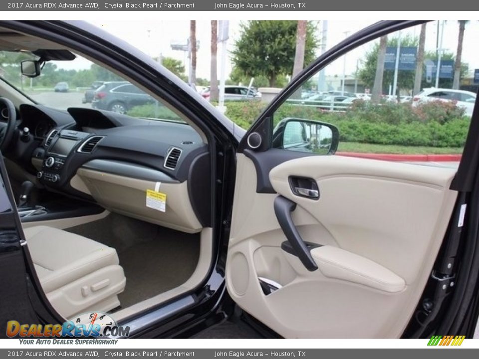 2017 Acura RDX Advance AWD Crystal Black Pearl / Parchment Photo #22
