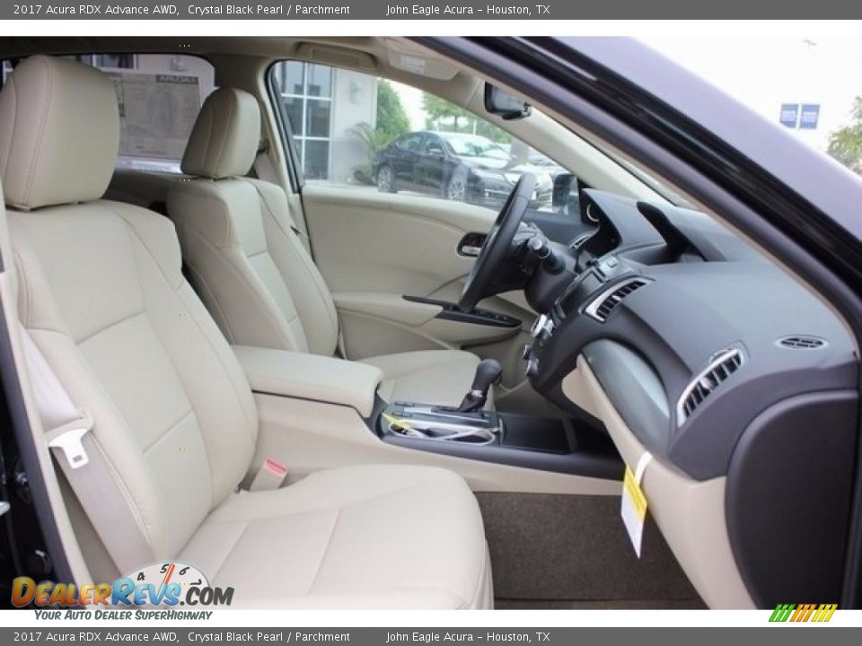 2017 Acura RDX Advance AWD Crystal Black Pearl / Parchment Photo #23