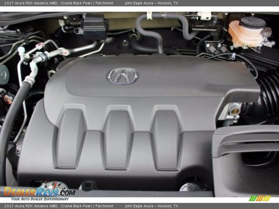 2017 Acura RDX Advance AWD Crystal Black Pearl / Parchment Photo #24