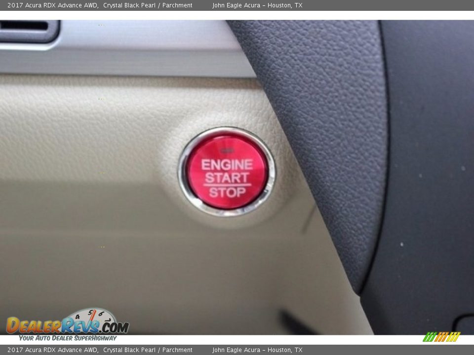 2017 Acura RDX Advance AWD Crystal Black Pearl / Parchment Photo #31