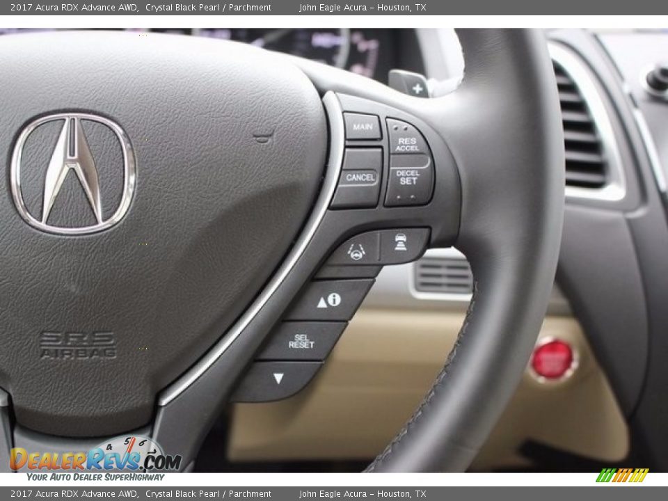 2017 Acura RDX Advance AWD Crystal Black Pearl / Parchment Photo #32