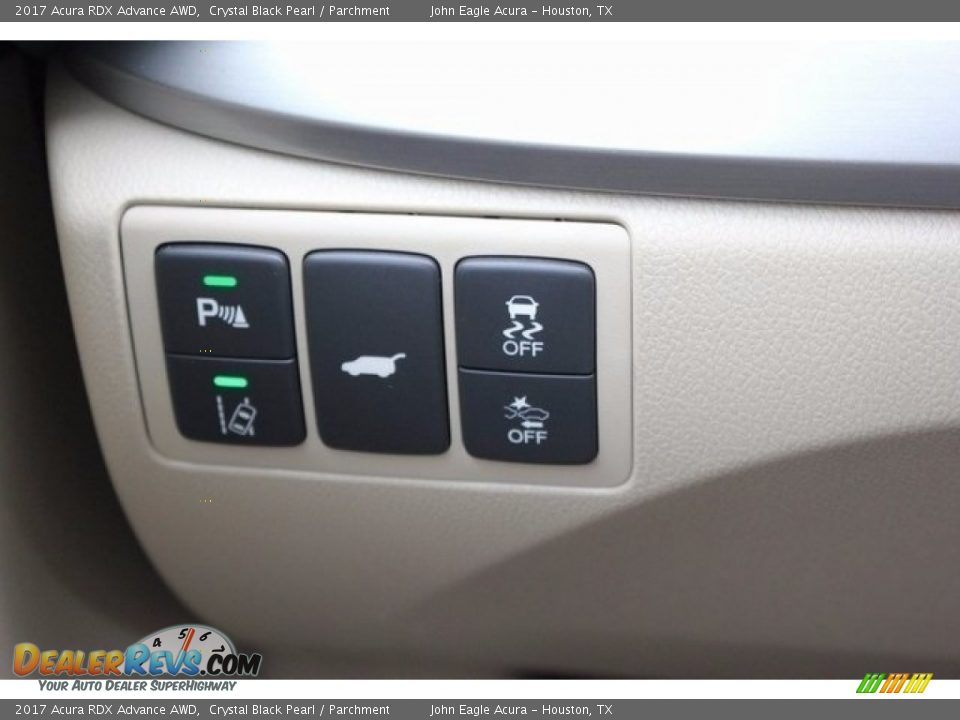 2017 Acura RDX Advance AWD Crystal Black Pearl / Parchment Photo #34