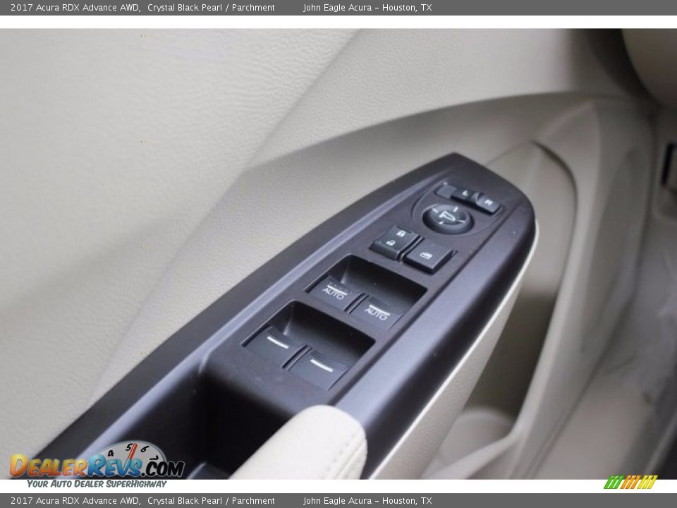 2017 Acura RDX Advance AWD Crystal Black Pearl / Parchment Photo #35