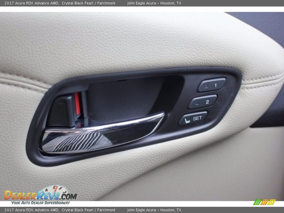 2017 Acura RDX Advance AWD Crystal Black Pearl / Parchment Photo #36