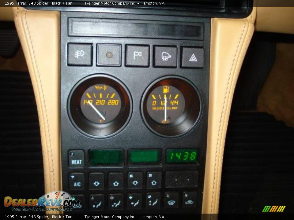 1995 Ferrari 348 Spider Black / Tan Photo #20