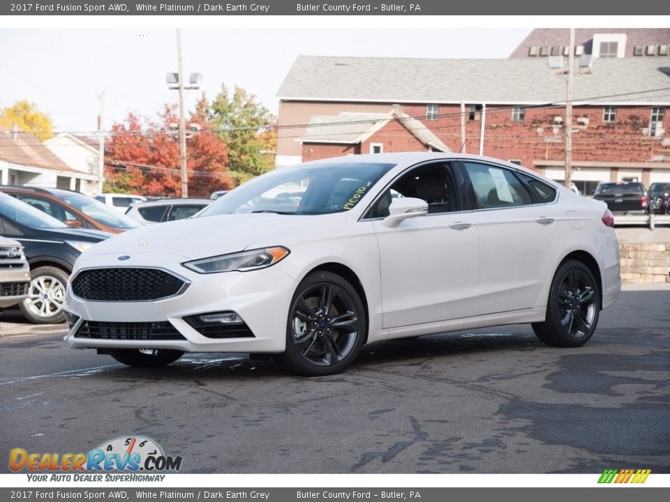 Front 3/4 View of 2017 Ford Fusion Sport AWD Photo #1