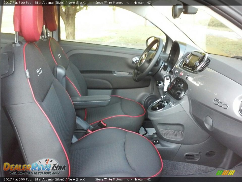 Front Seat of 2017 Fiat 500 Pop Photo #12
