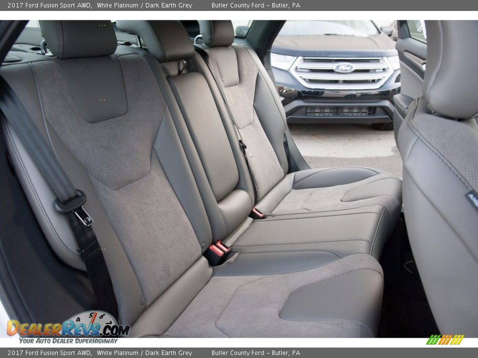 Rear Seat of 2017 Ford Fusion Sport AWD Photo #13