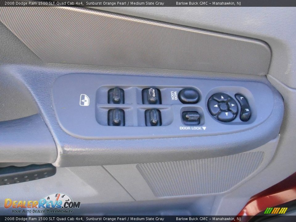 2008 Dodge Ram 1500 SLT Quad Cab 4x4 Sunburst Orange Pearl / Medium Slate Gray Photo #15