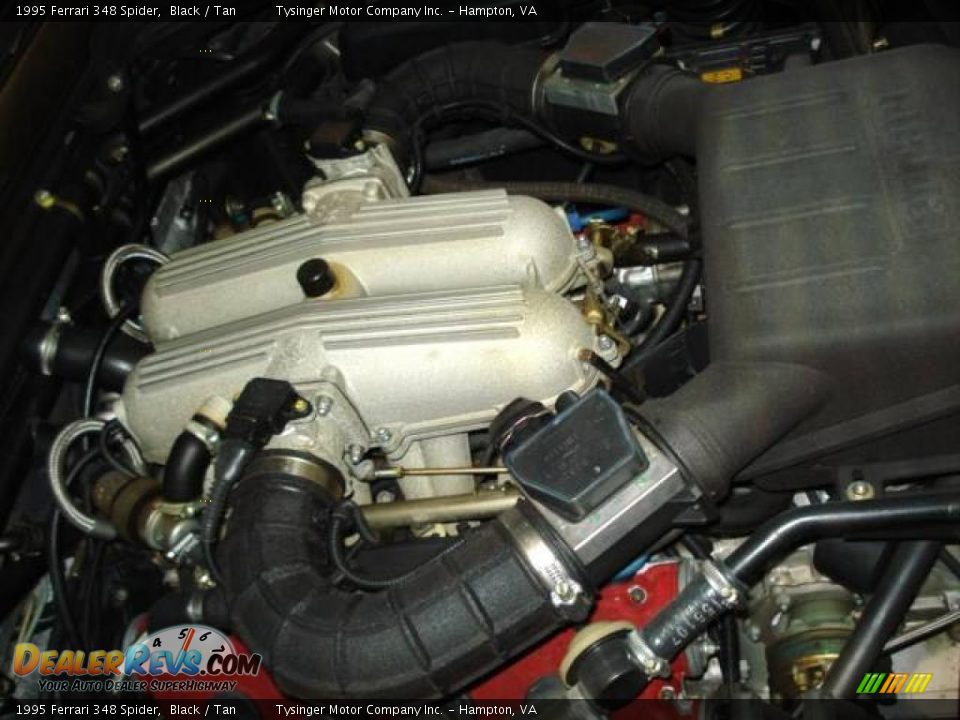 1995 Ferrari 348 Spider Black / Tan Photo #27