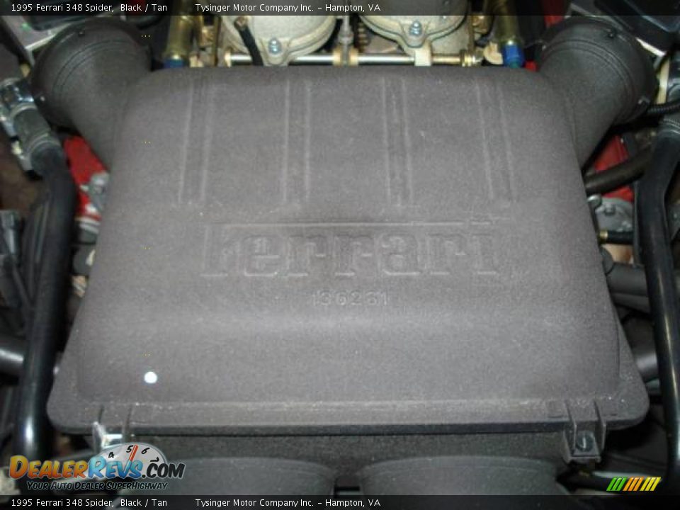 1995 Ferrari 348 Spider Black / Tan Photo #28