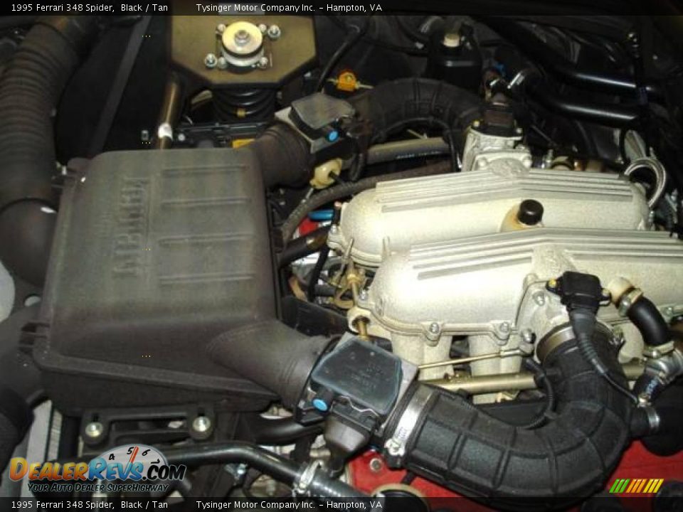 1995 Ferrari 348 Spider Black / Tan Photo #29