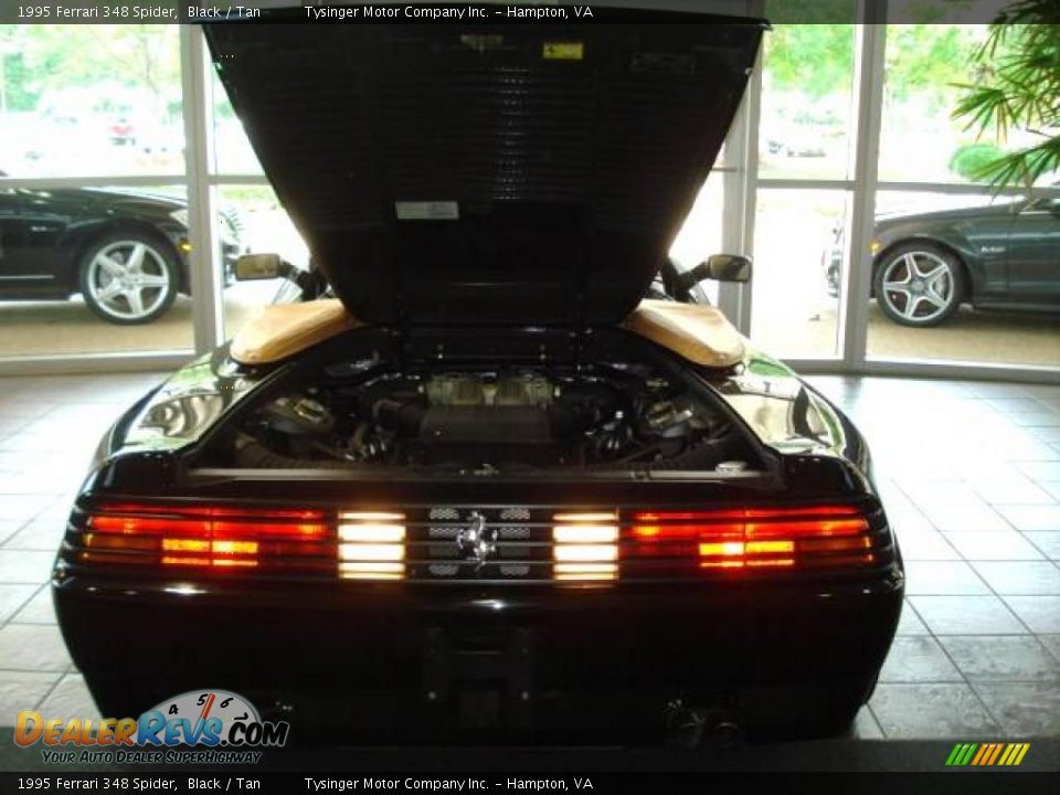 1995 Ferrari 348 Spider Black / Tan Photo #34
