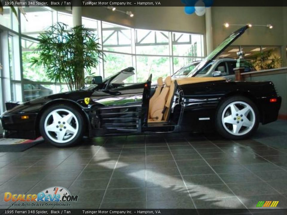 1995 Ferrari 348 Spider Black / Tan Photo #36