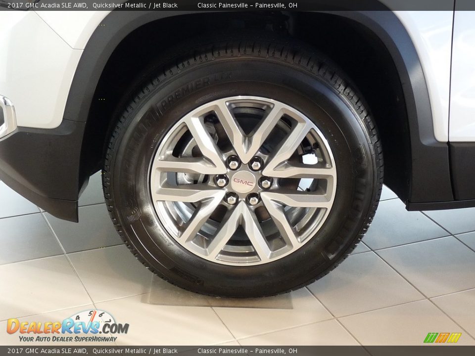 2017 GMC Acadia SLE AWD Quicksilver Metallic / Jet Black Photo #5
