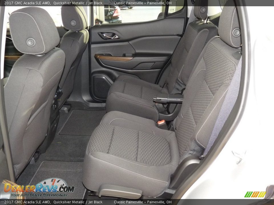 Rear Seat of 2017 GMC Acadia SLE AWD Photo #7
