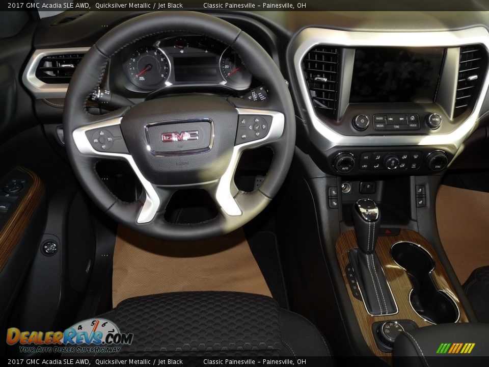 2017 GMC Acadia SLE AWD Quicksilver Metallic / Jet Black Photo #9
