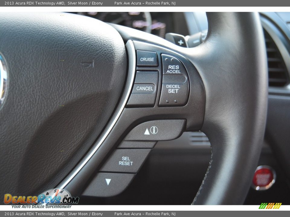 2013 Acura RDX Technology AWD Silver Moon / Ebony Photo #19