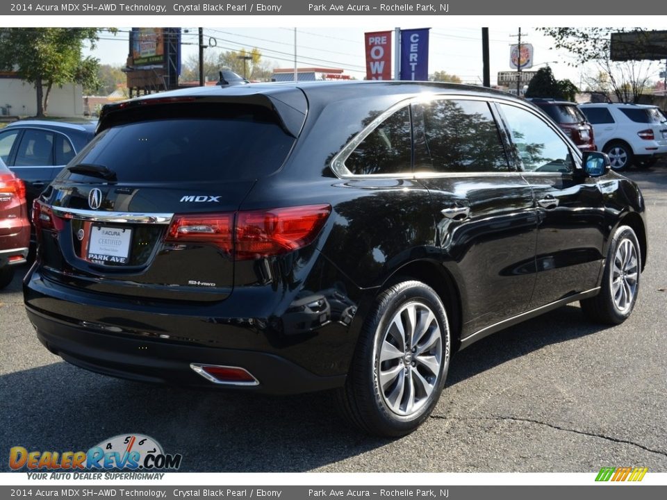 2014 Acura MDX SH-AWD Technology Crystal Black Pearl / Ebony Photo #3