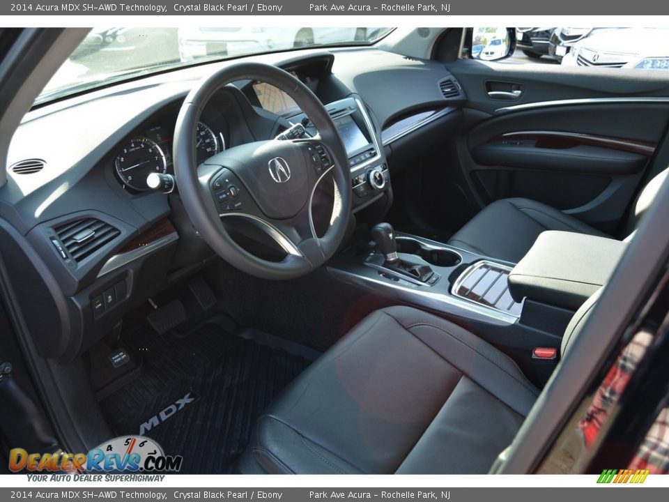 2014 Acura MDX SH-AWD Technology Crystal Black Pearl / Ebony Photo #11