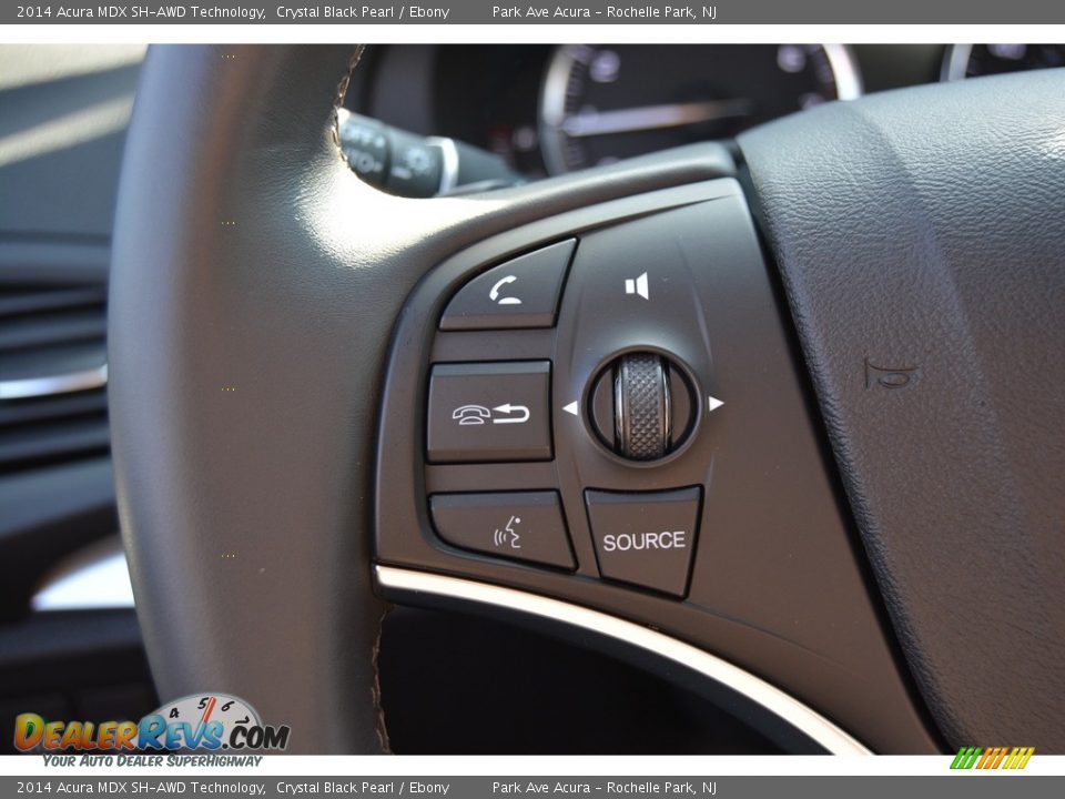 2014 Acura MDX SH-AWD Technology Crystal Black Pearl / Ebony Photo #19