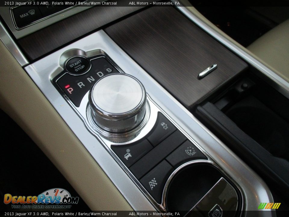 2013 Jaguar XF 3.0 AWD Polaris White / Barley/Warm Charcoal Photo #16