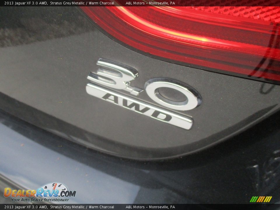 2013 Jaguar XF 3.0 AWD Stratus Grey Metallic / Warm Charcoal Photo #5