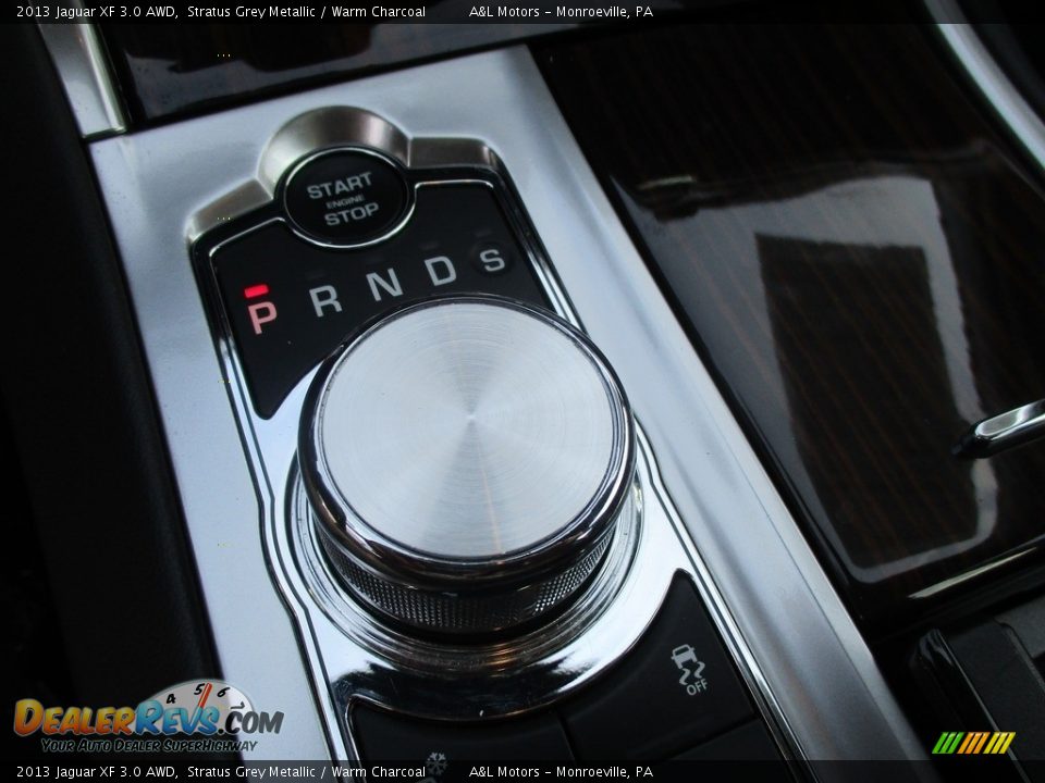 2013 Jaguar XF 3.0 AWD Stratus Grey Metallic / Warm Charcoal Photo #17