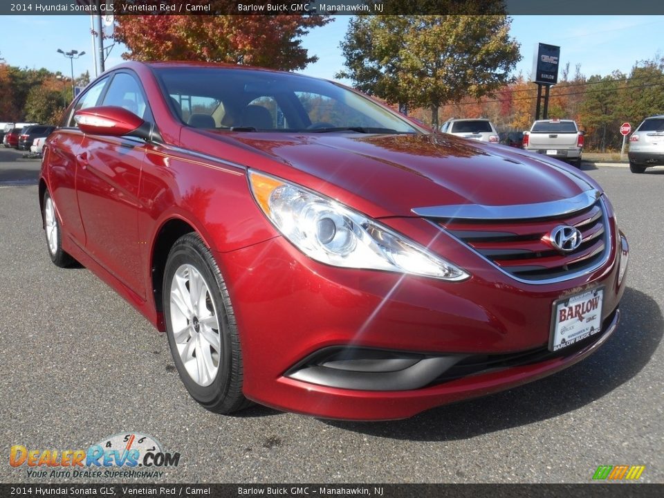 2014 Hyundai Sonata GLS Venetian Red / Camel Photo #1