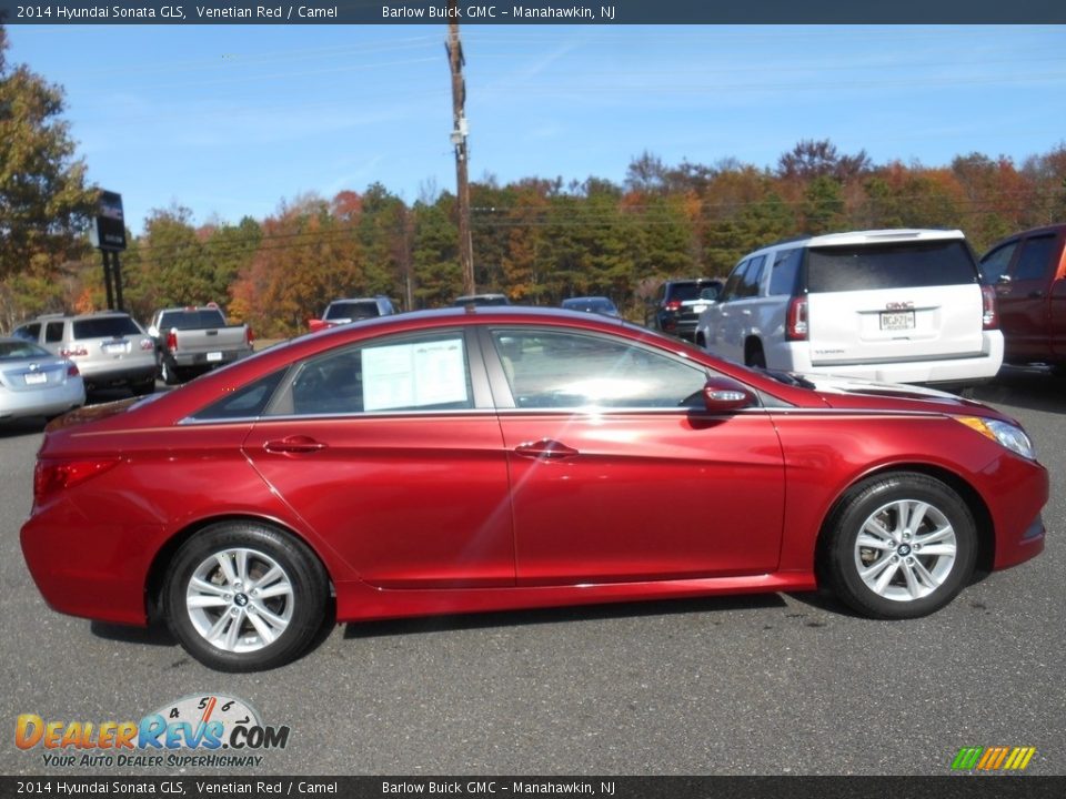 2014 Hyundai Sonata GLS Venetian Red / Camel Photo #2