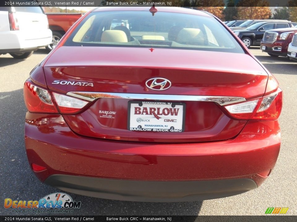 2014 Hyundai Sonata GLS Venetian Red / Camel Photo #3