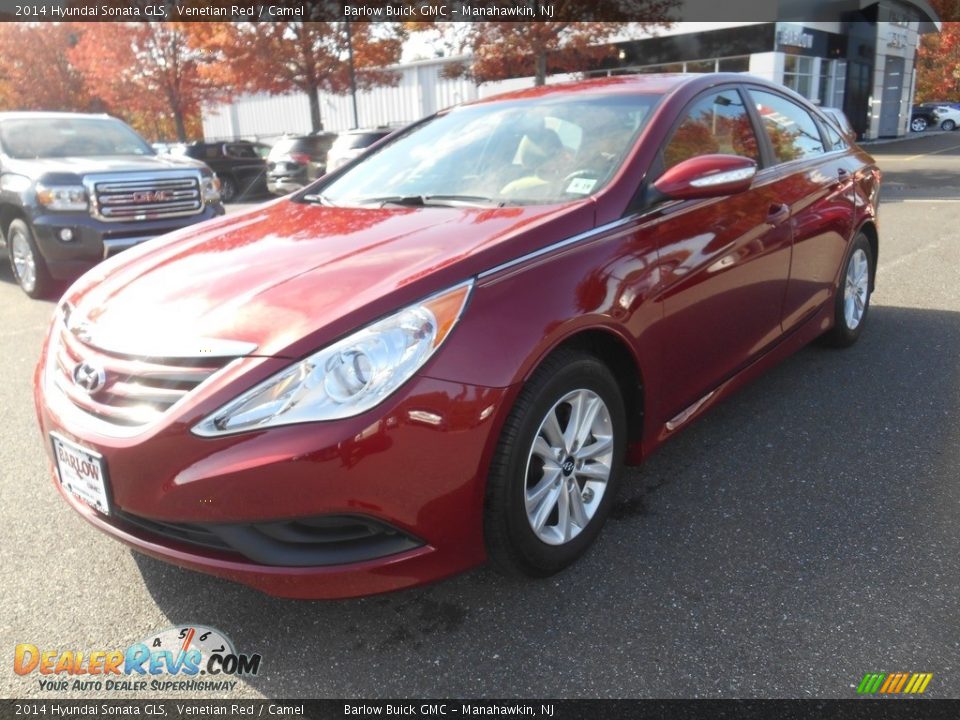 2014 Hyundai Sonata GLS Venetian Red / Camel Photo #5