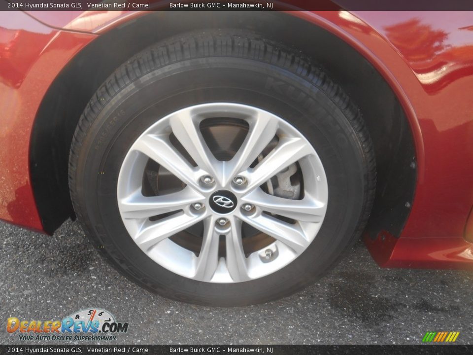 2014 Hyundai Sonata GLS Venetian Red / Camel Photo #7