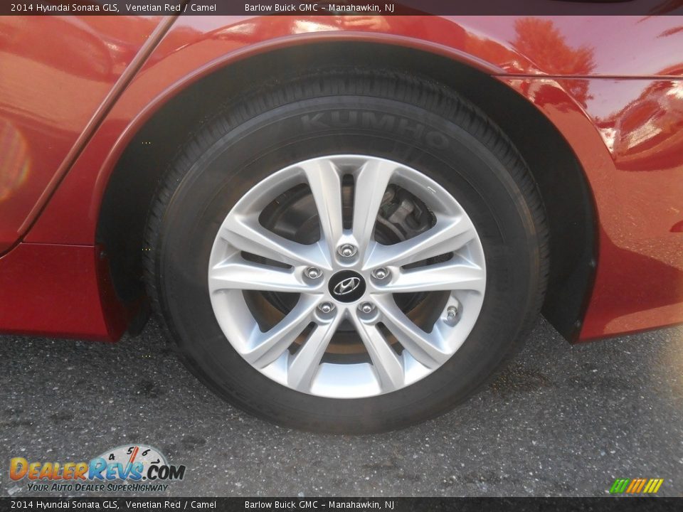 2014 Hyundai Sonata GLS Venetian Red / Camel Photo #8