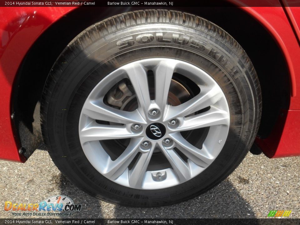 2014 Hyundai Sonata GLS Venetian Red / Camel Photo #9