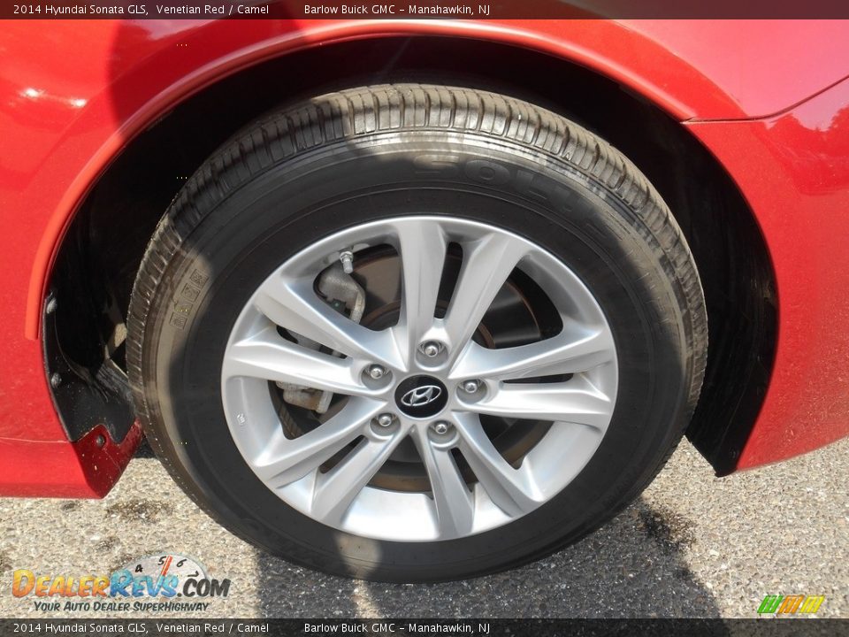 2014 Hyundai Sonata GLS Venetian Red / Camel Photo #10