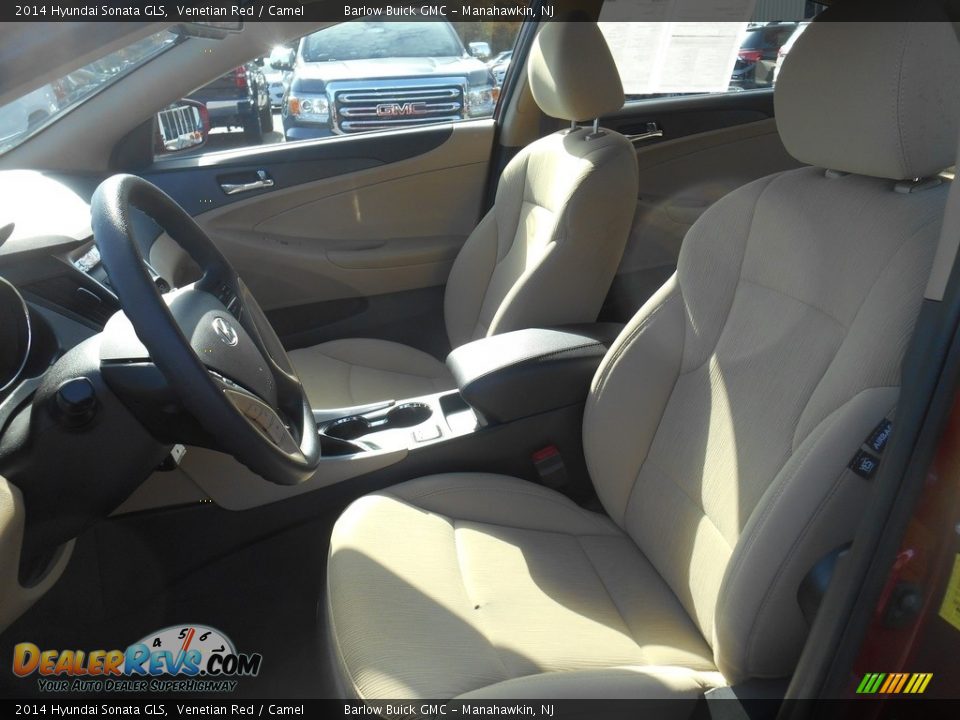 2014 Hyundai Sonata GLS Venetian Red / Camel Photo #11
