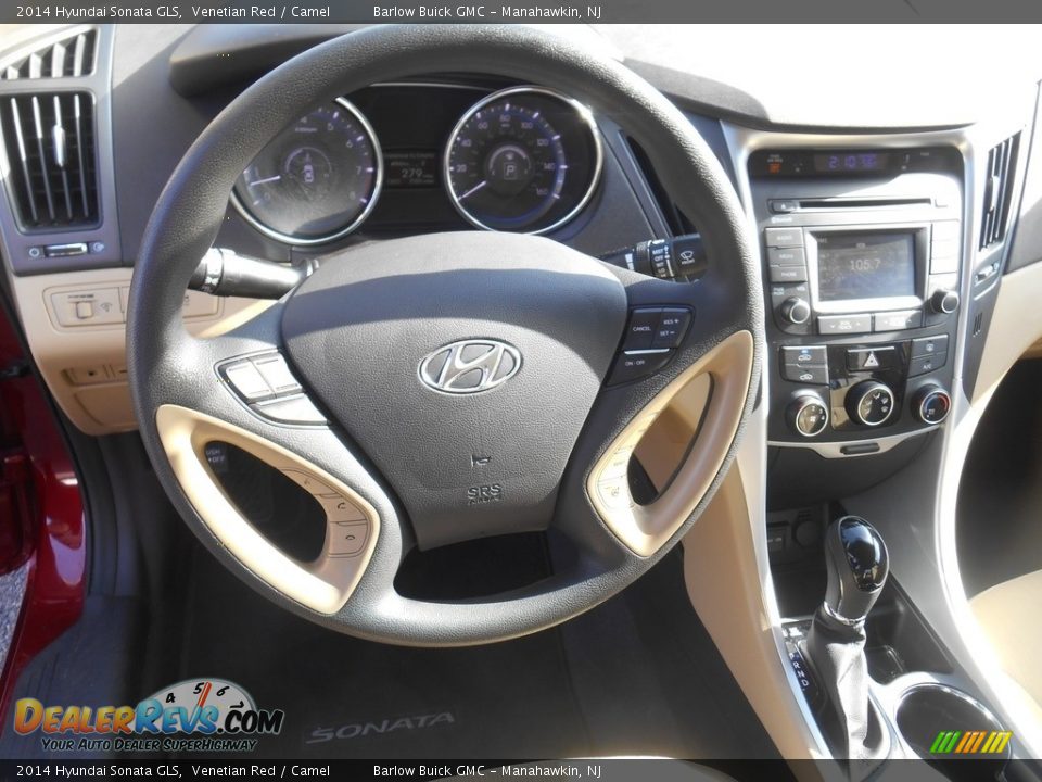 2014 Hyundai Sonata GLS Venetian Red / Camel Photo #15