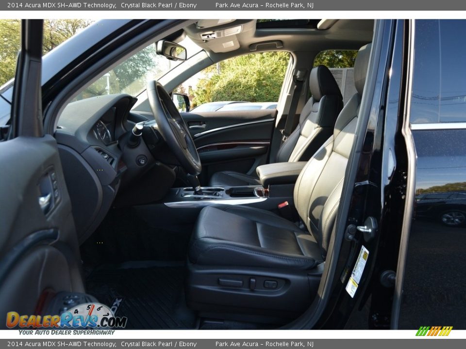 2014 Acura MDX SH-AWD Technology Crystal Black Pearl / Ebony Photo #12