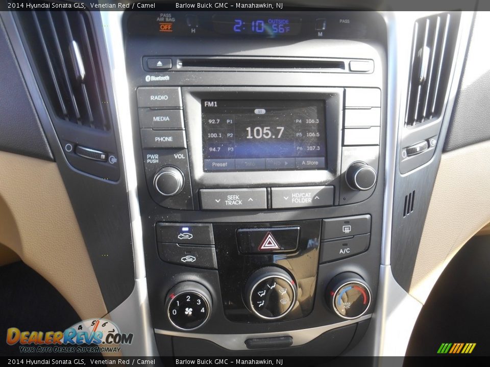 2014 Hyundai Sonata GLS Venetian Red / Camel Photo #21