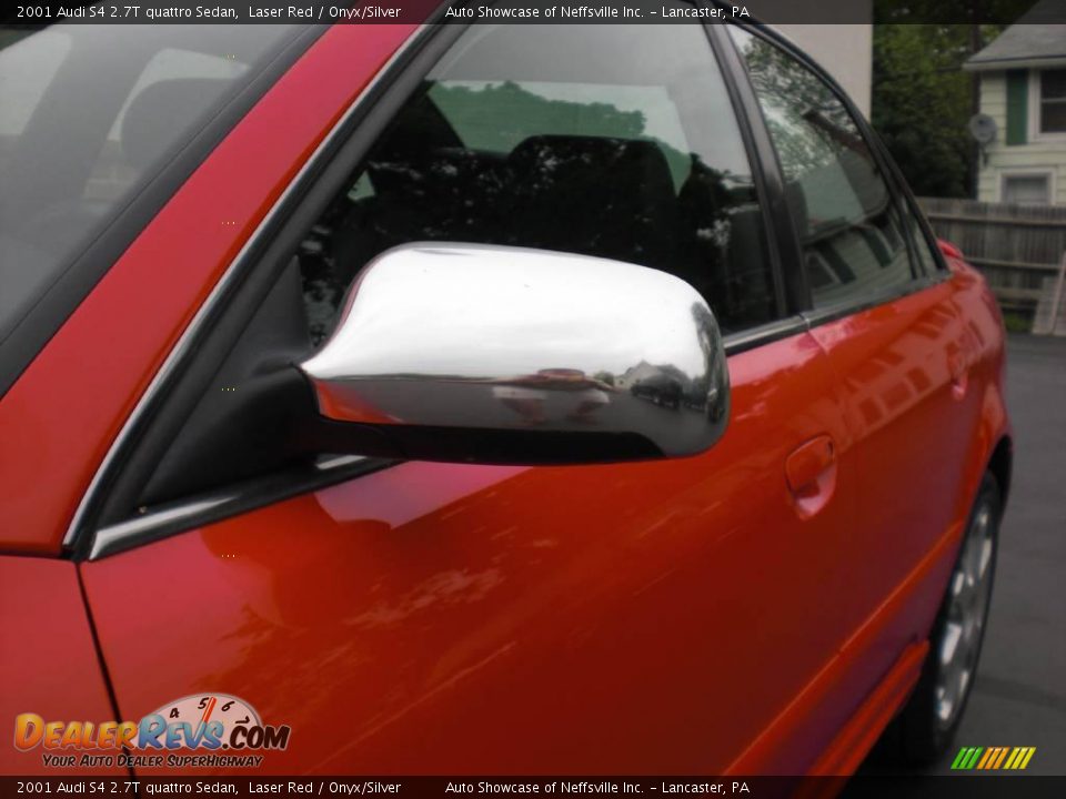 2001 Audi S4 2.7T quattro Sedan Laser Red / Onyx/Silver Photo #12