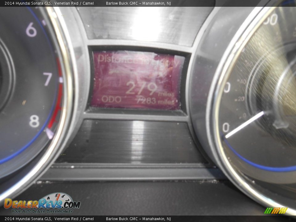 2014 Hyundai Sonata GLS Venetian Red / Camel Photo #24