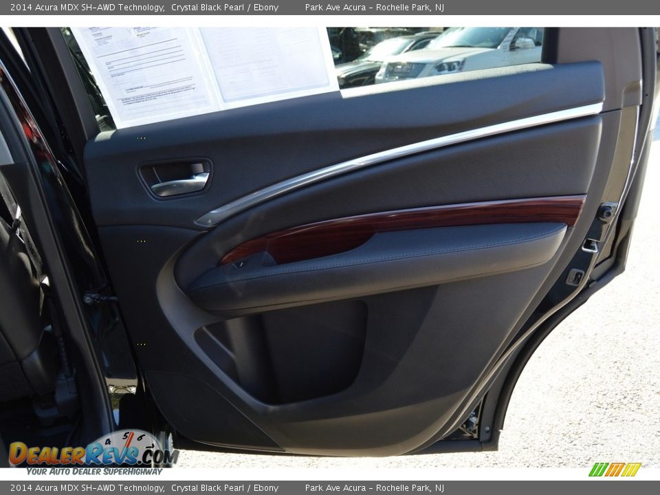 2014 Acura MDX SH-AWD Technology Crystal Black Pearl / Ebony Photo #25