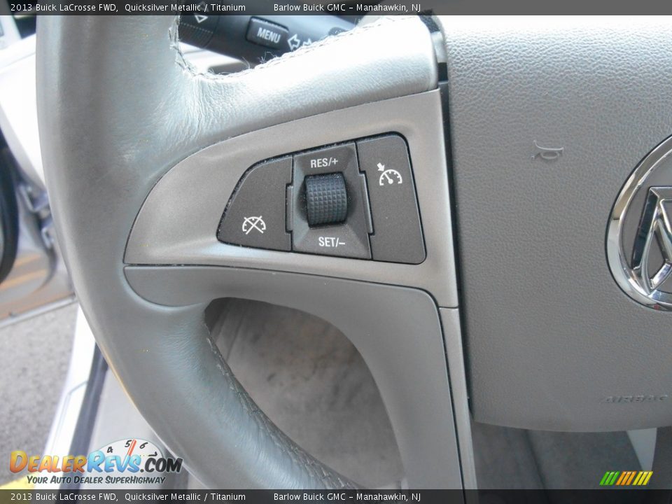2013 Buick LaCrosse FWD Quicksilver Metallic / Titanium Photo #20