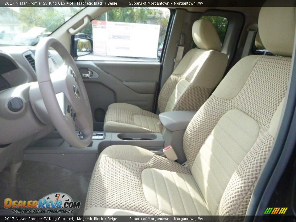 Beige Interior - 2017 Nissan Frontier SV King Cab 4x4 Photo #13
