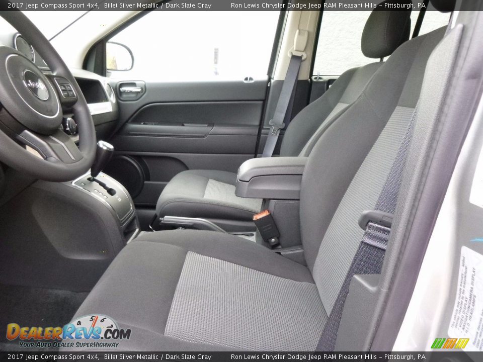 Front Seat of 2017 Jeep Compass Sport 4x4 Photo #11